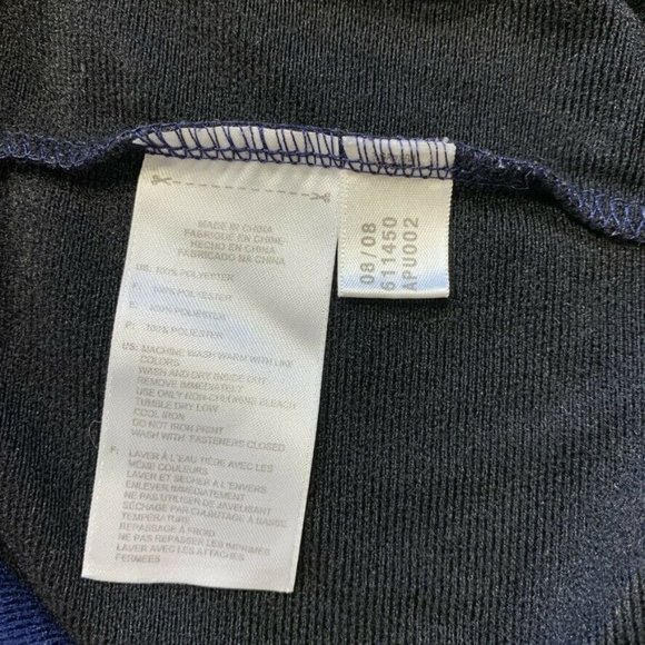 Adidas Full Zip Tracksuit Jacket Three Stripes Logo Golf Athleisure Mock‎ Neck L - Picture 8 of 12